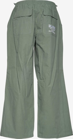 Wide leg Pantaloni di Karl Kani in verde