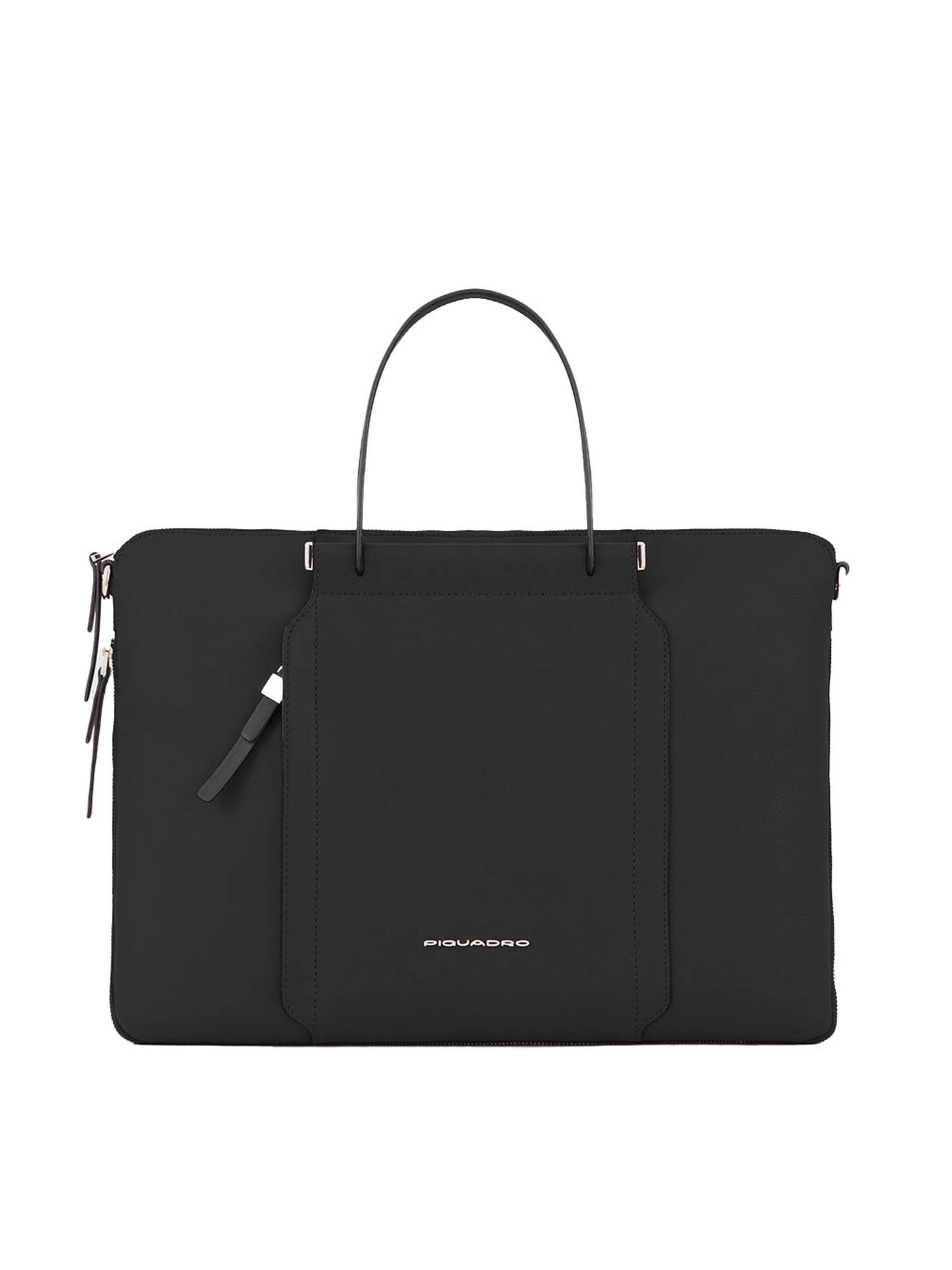 Piquadro Laptoptaske i sort: forside