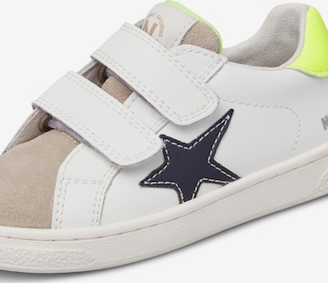 NATURINO Sneakers 'PINN VL.' in Wit: voorkant