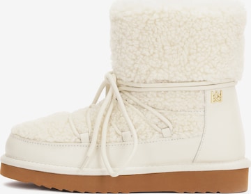 Boots da neve di Kazar in beige: frontale