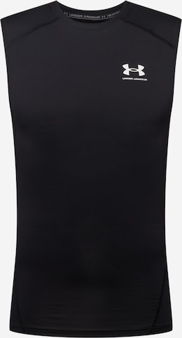 UNDER ARMOUR Средняя посадка Функциональная футболка в Черный: спереди