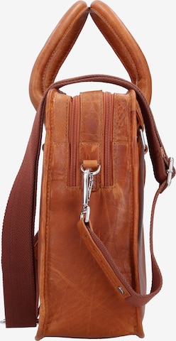 mano Document Bag 'Don Pietro' in Brown