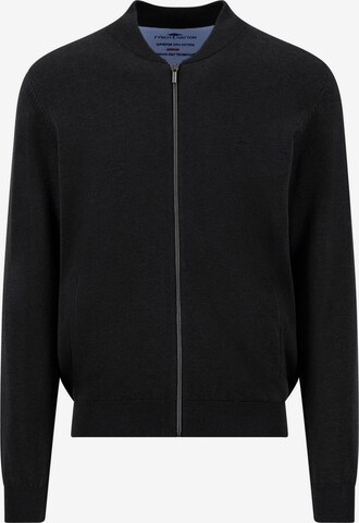 FYNCH-HATTON Cardigan i sort: forside