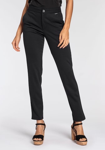 BRUNO BANANI Slim fit Pants in Black: front