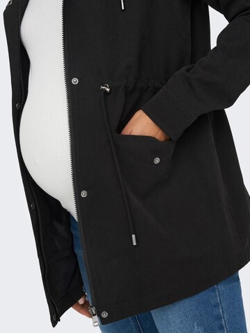 Only Maternity Between-Seasons Parka in Black