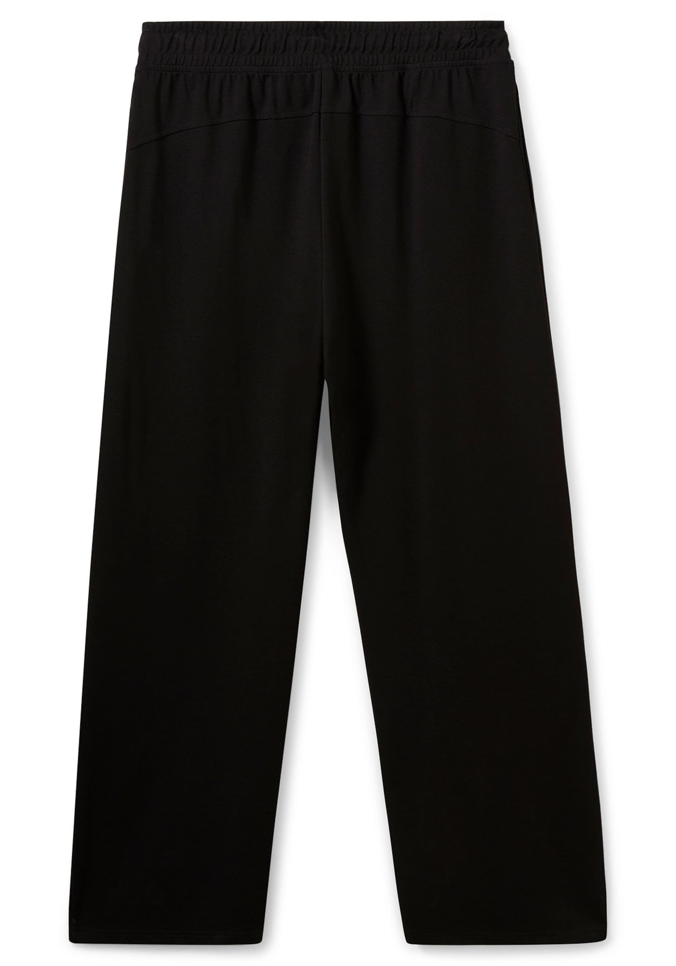 SHEEGO Wide Leg Sporthose in Schwarz