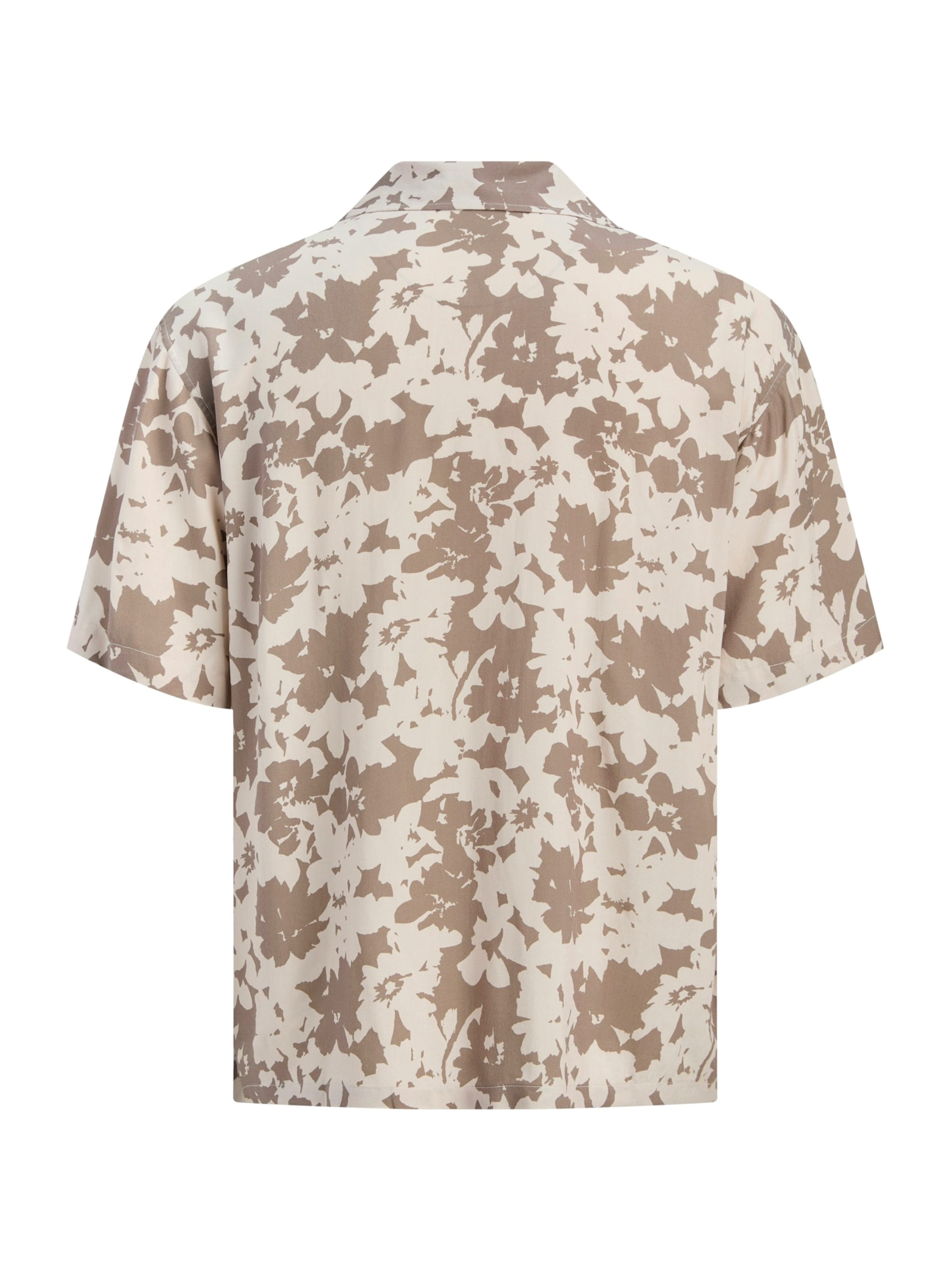 JJ Rebel Классический крой Рубашка 'JREBBLOSSOM' в Бежевый