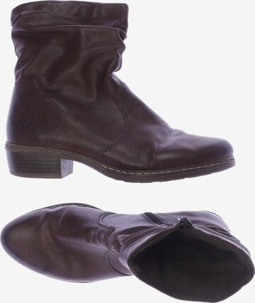 Rieker Dress Boots in 39 in Brown: front