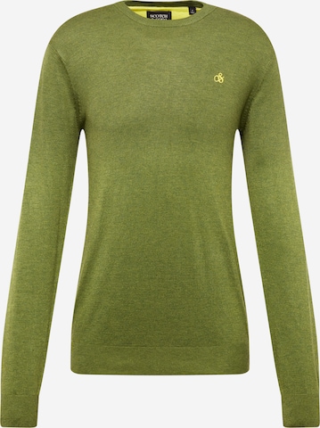 SCOTCH & SODA - Jersey 'Essentials' en verde: frente