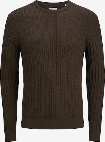 JACK & JONES - Pullover 'JJEEMIL' em castanho: frente