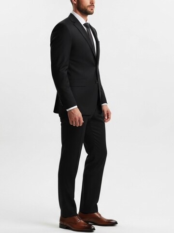 Keskin Collection Skinny Suit 'Anzug 2 teilig Slim Fit viele Farben' in Black