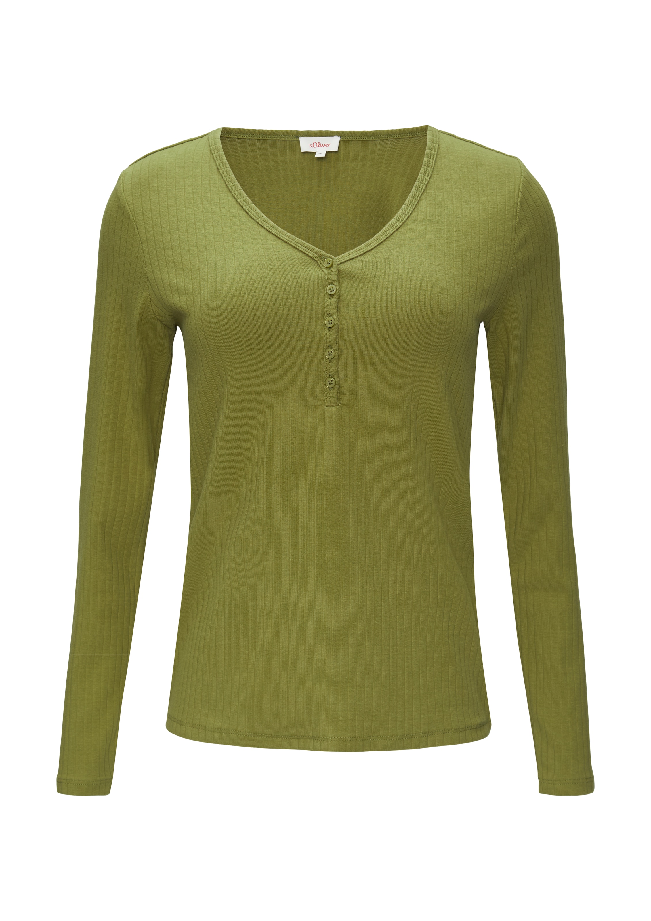 T-shirt s.Oliver en vert : devant