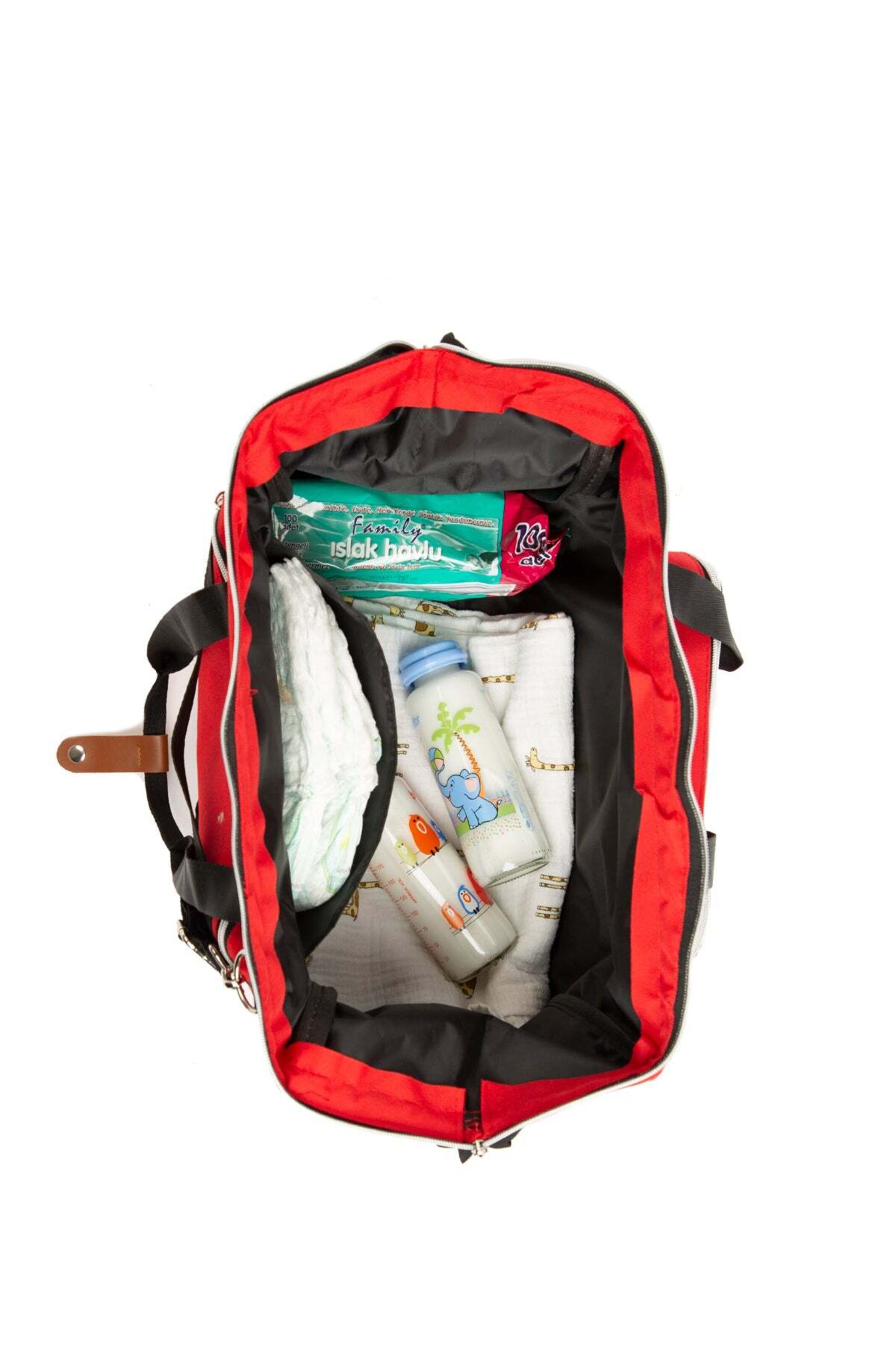 Borsa fasciatoio di Bagmori in rosso