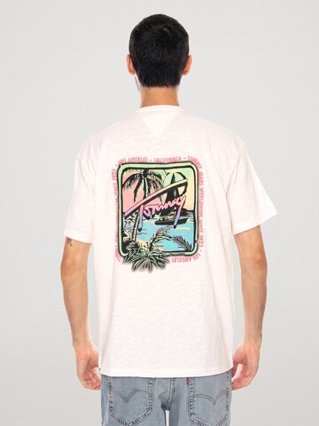 Maglietta 'TJM RLX NOVELTY SS TEE ANCIENT WHITE' di TOMMY HILFIGER in bianco