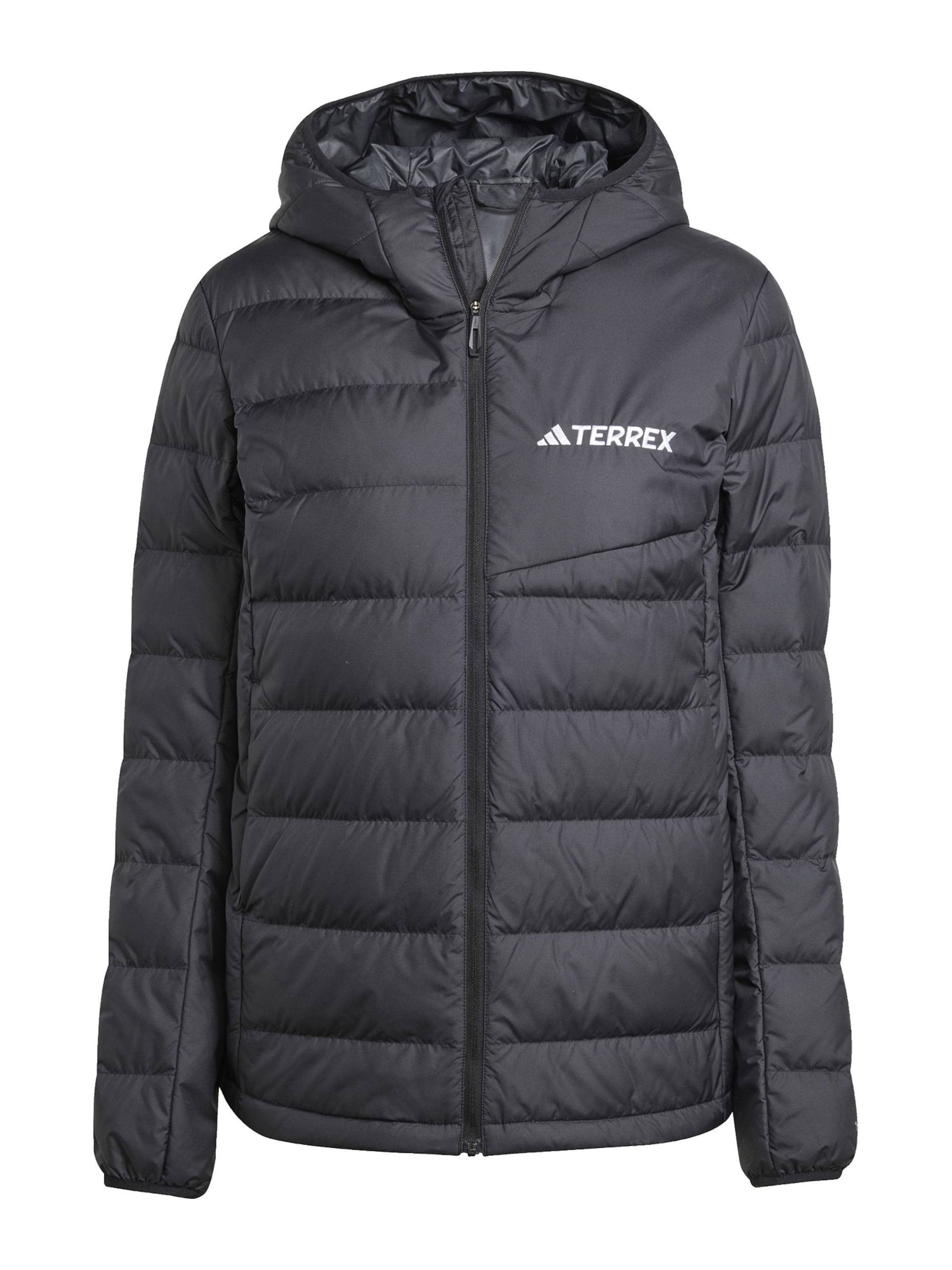 ADIDAS TERREX - Chaqueta de montaña en negro: frente