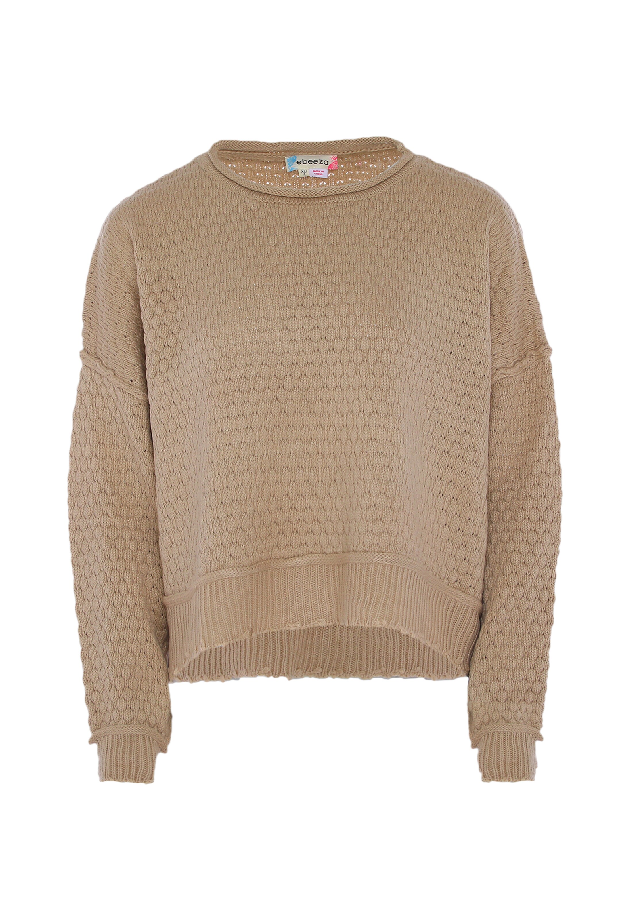 ebeeza - Pullover em castanho: frente