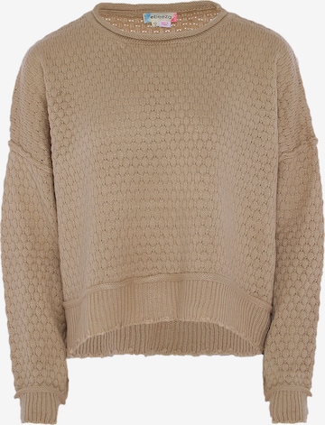 ebeeza Sweater in Brown: front