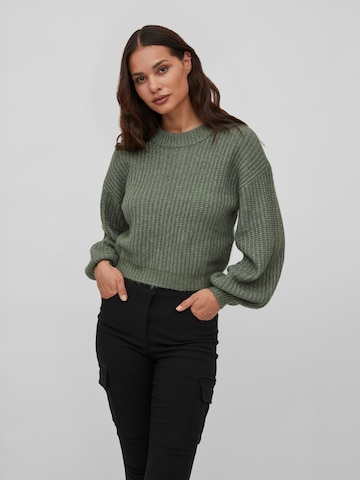 VILA Sweater 'Felo' in Green: front