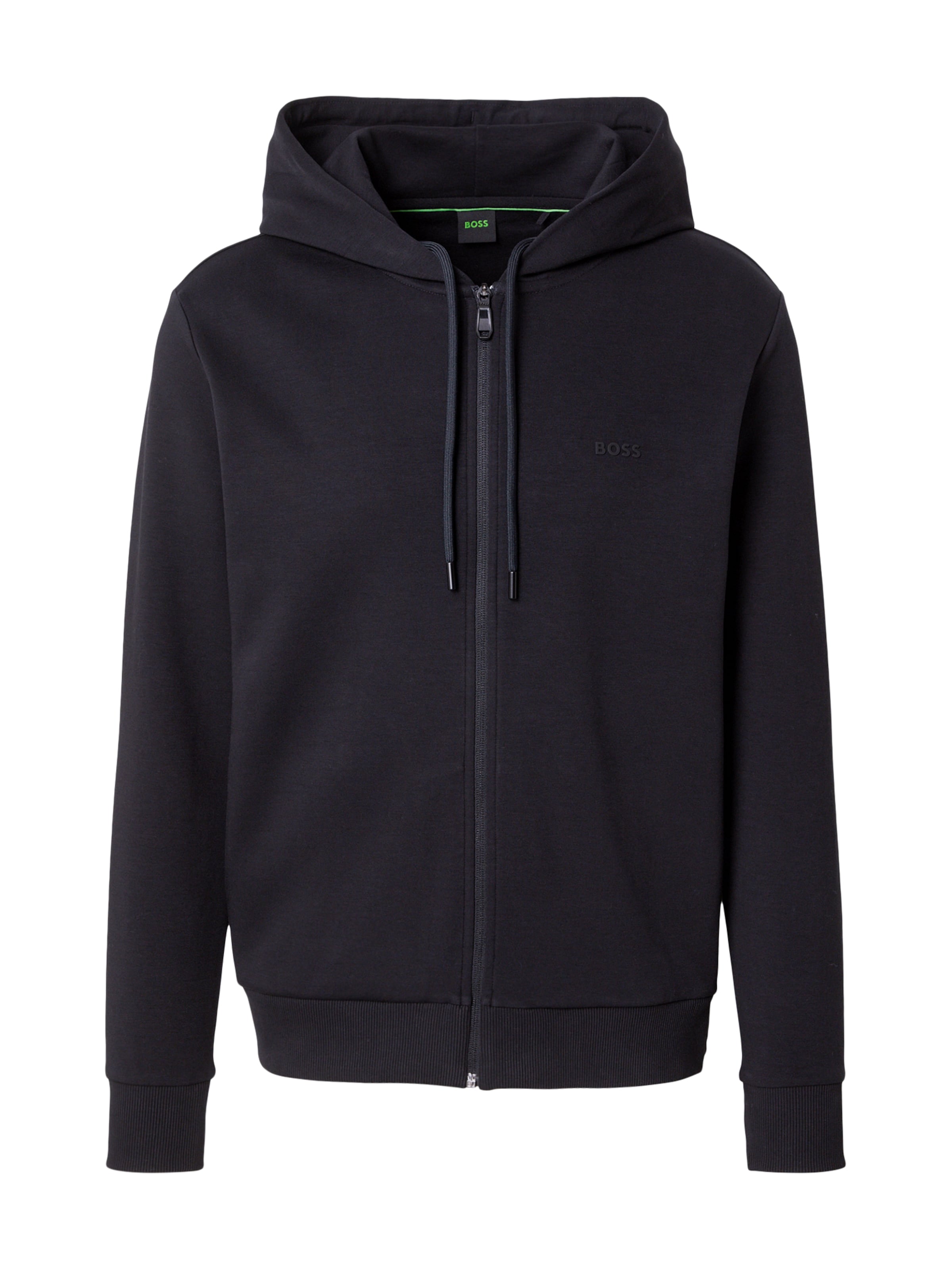 BOSS Mikina 'Saggy' – černá: přední strana