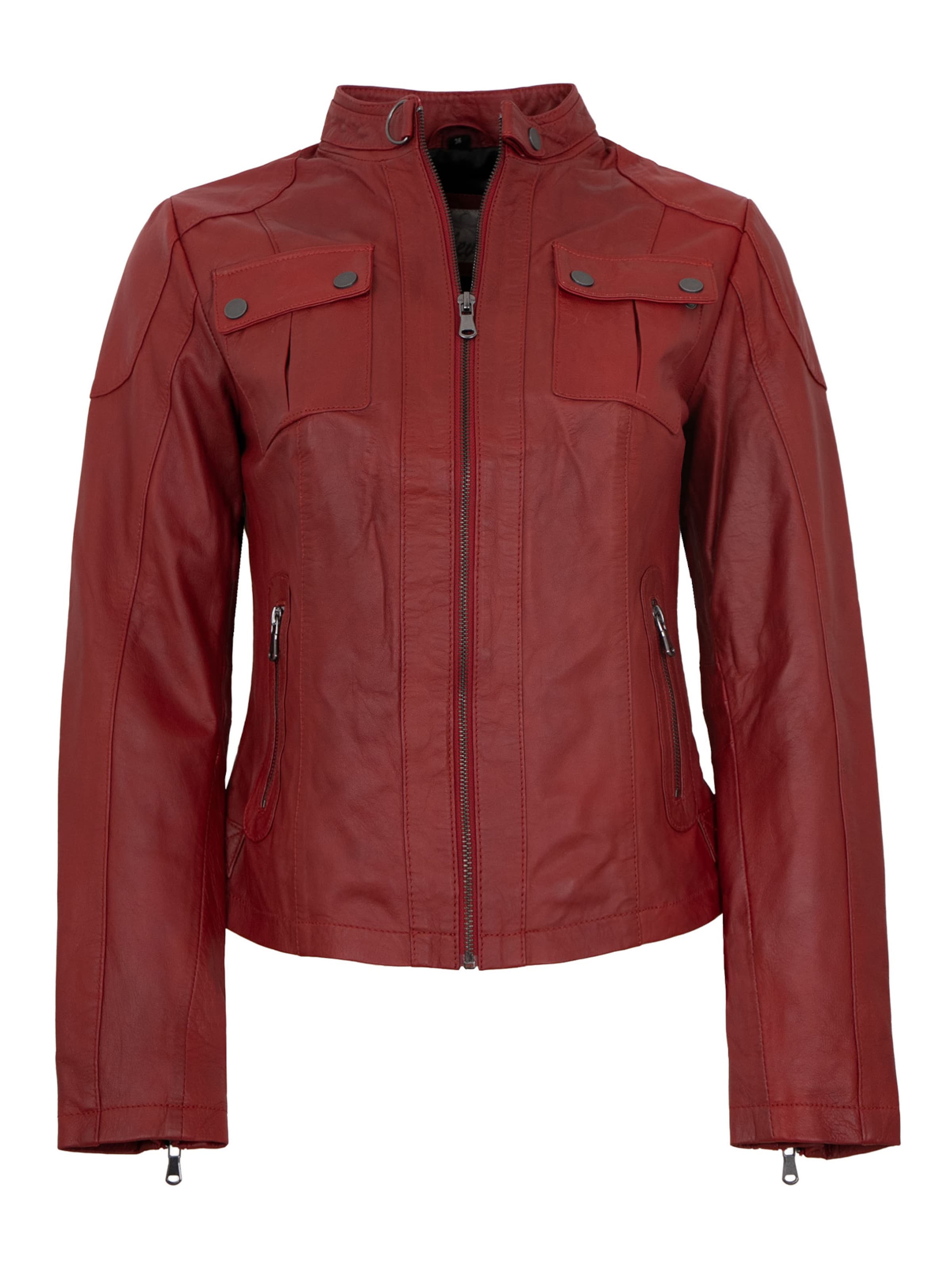 7ELEVEN Between-Season Jacket 'Anita' in Red: front