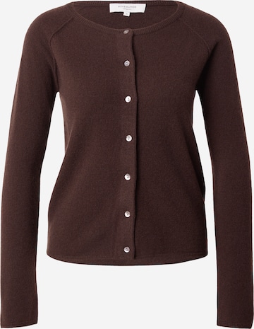 Cardigan rosemunde en marron : devant