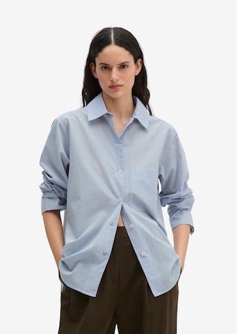 Marc O'Polo Bluse in Blau: Vorderseite