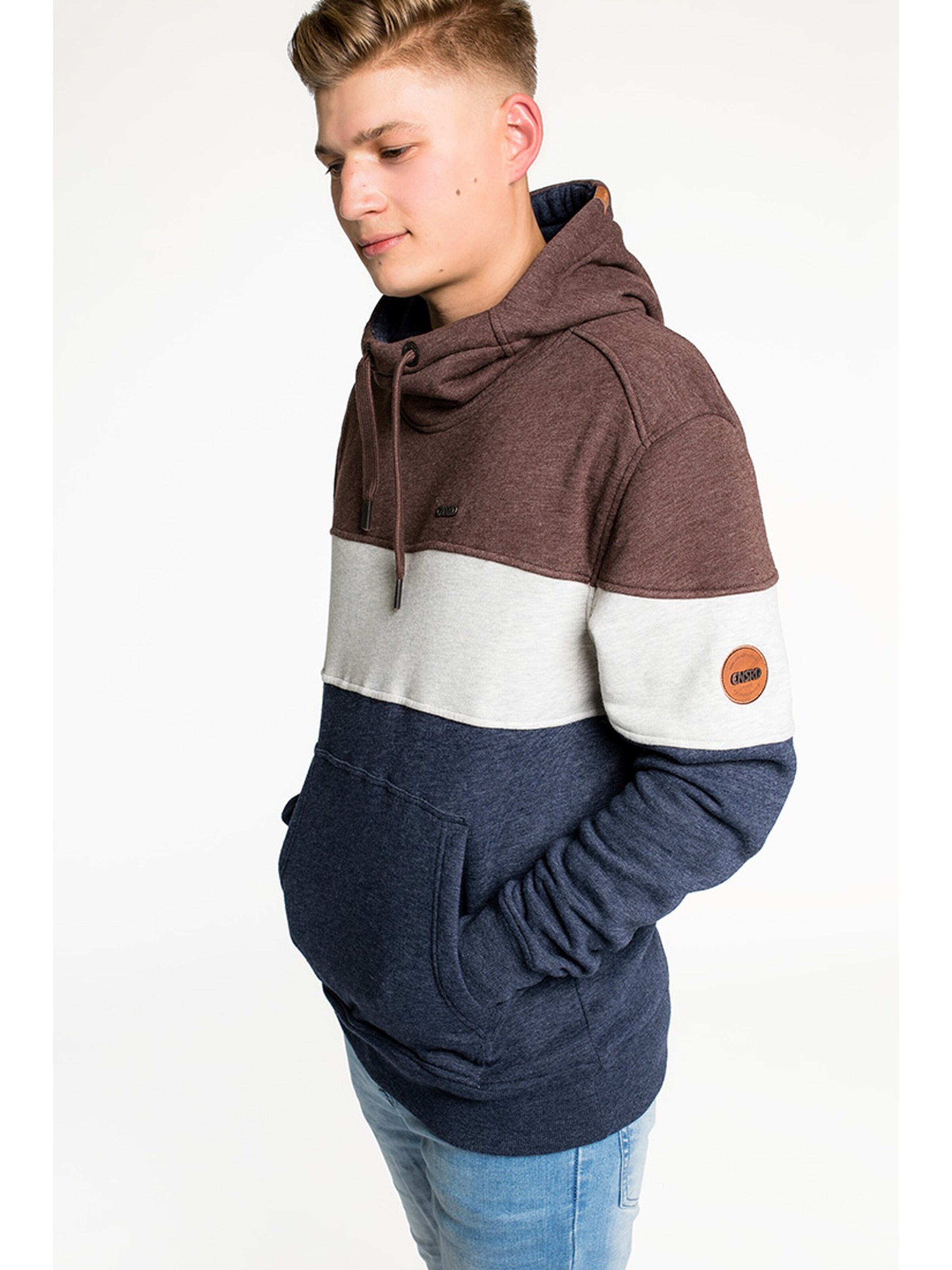 CNSRD Sweatshirt 'KING B BRN' in Bruin