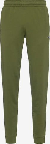 Effilé Pantalon 'Better Essentials' PUMA en vert : devant