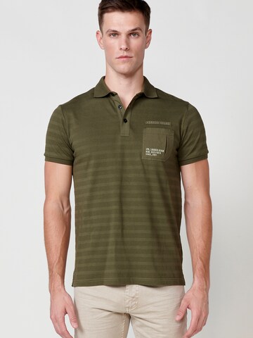 T-Shirt KOROSHI en vert : devant