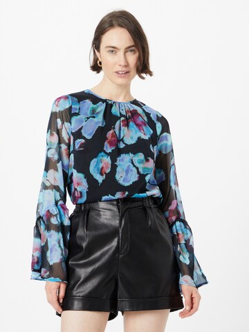 Warehouse Blouse in Blauw: voorkant