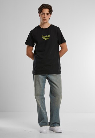 Maglietta 'Garde La Peche' di Mister Tee in nero