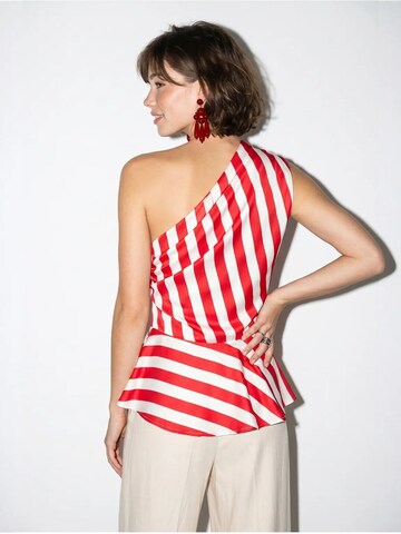 Bianco Lucci Blouse 'Blusen' in Red