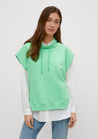 comma casual identity Sweatshirt in Green: front