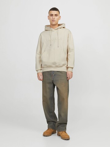 JACK & JONES Collegepaita 'JORFrederiksberg' värissä valkoinen
