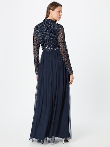 LACE & BEADS Evening Dress 'Margeritta' in Blue