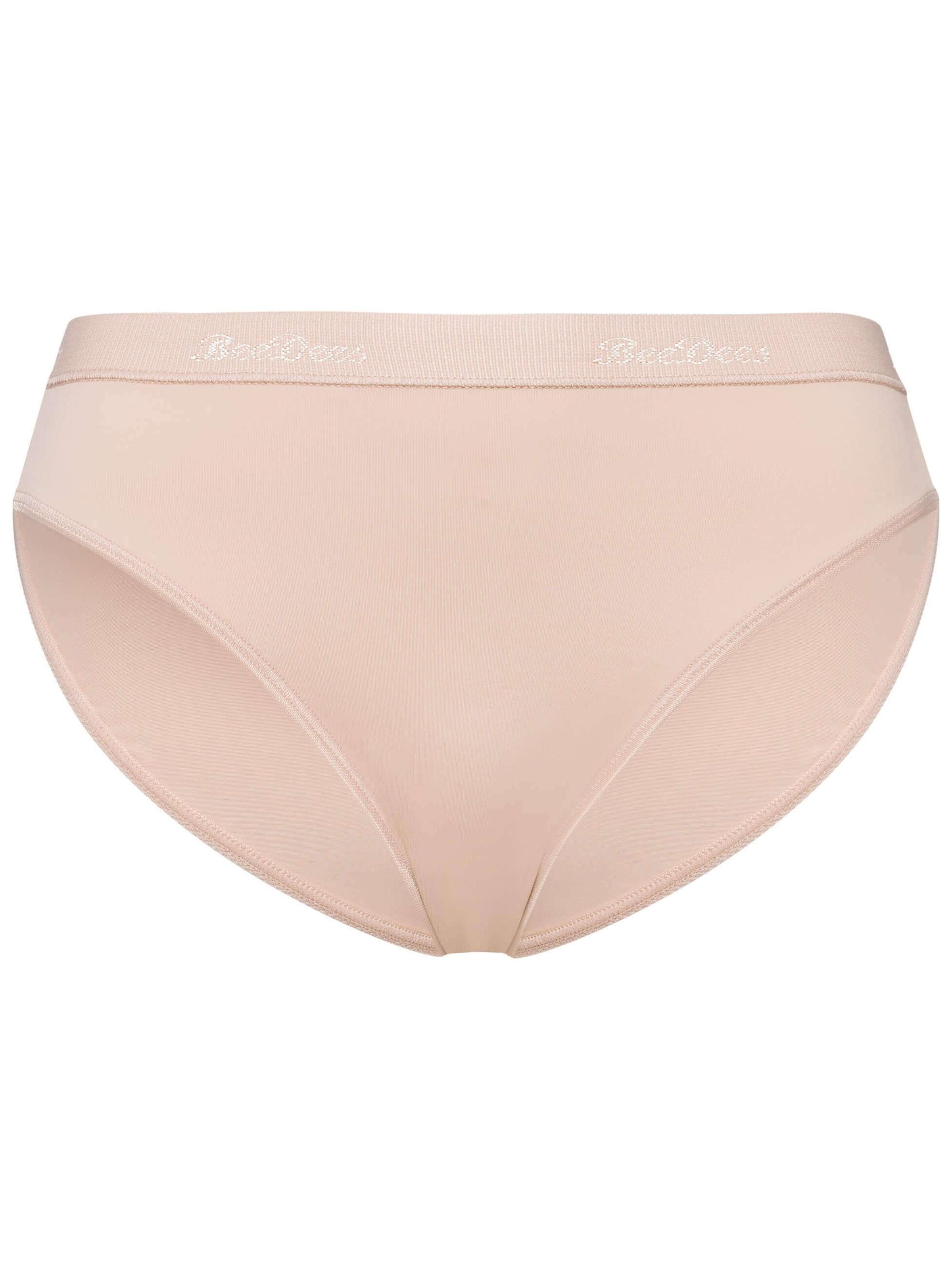 BeeDees Panty 'Slip Microfun Tai mit Elastikbund' in Beige: front