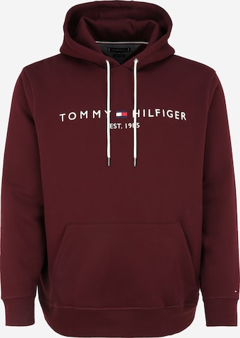 Tommy Hilfiger Big & Tall Sweatshirt in Rot: front