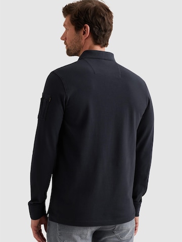 PME Legend Tröja 'American Classic polo with long sleeves' i blå
