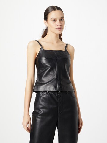 Karen Millen Top 'Cami' in Black: front