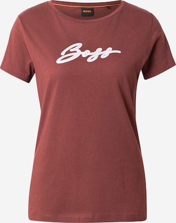 BOSS Paita 'C_Elove_2' värissä punainen: etupuoli