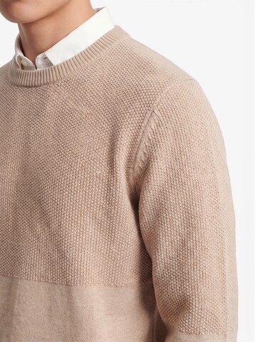 JACK & JONES Pulóver 'JJCARL' - bézs
