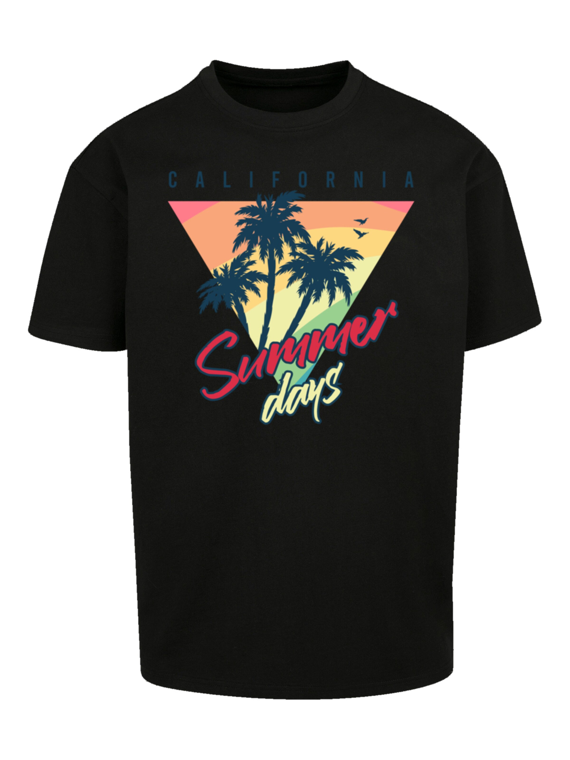 F4NT4STIC Shirt in Zwart: voorkant