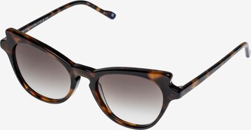 LE SPECS Sonnenbrille 'KISS OF FIRE' in Braun: predná strana