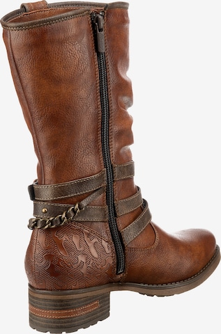 Bottes MUSTANG en marron