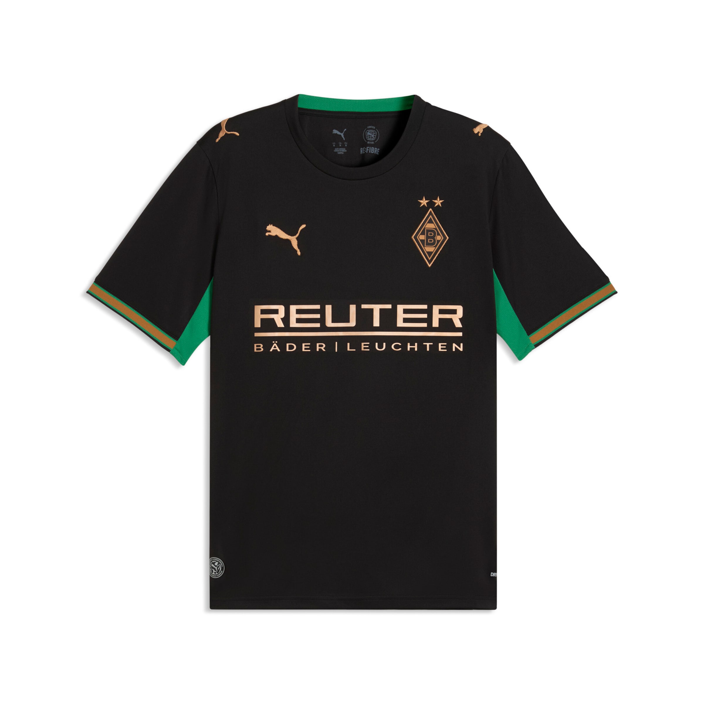 PUMA Trikot in M in grün / schwarz, Produktansicht