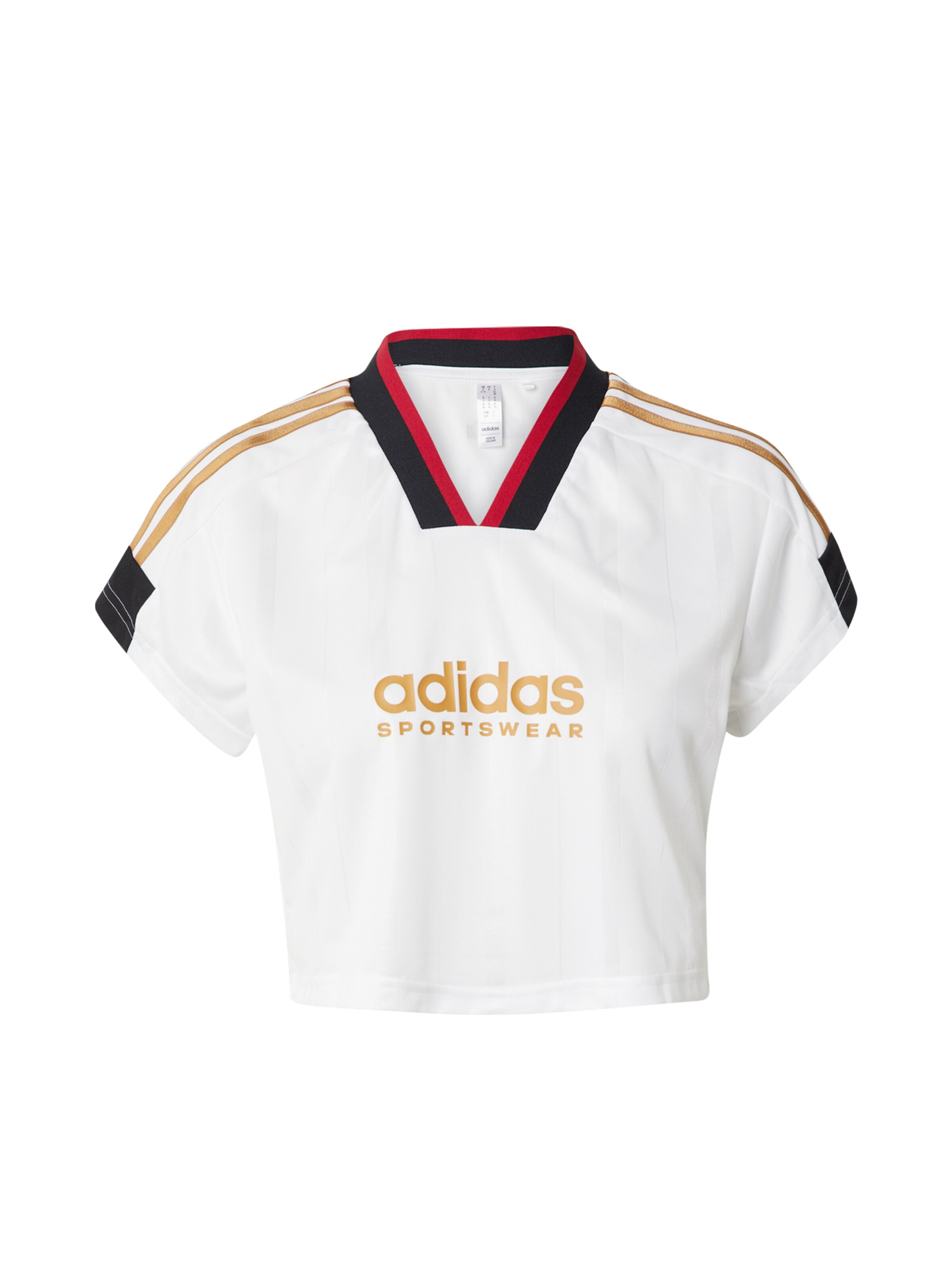 ADIDAS SPORTSWEAR - Camiseta funcional 'Tiro' en blanco: frente