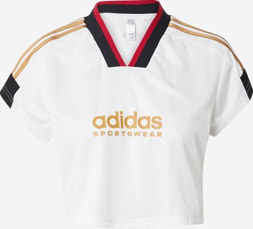 ADIDAS SPORTSWEAR Performance shirt 'TIRO' in White: front