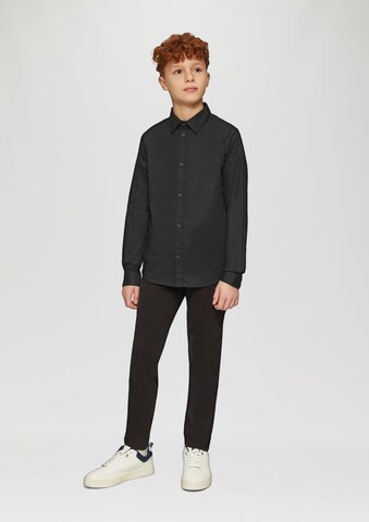 s.Oliver Regular fit Button Up Shirt in Black