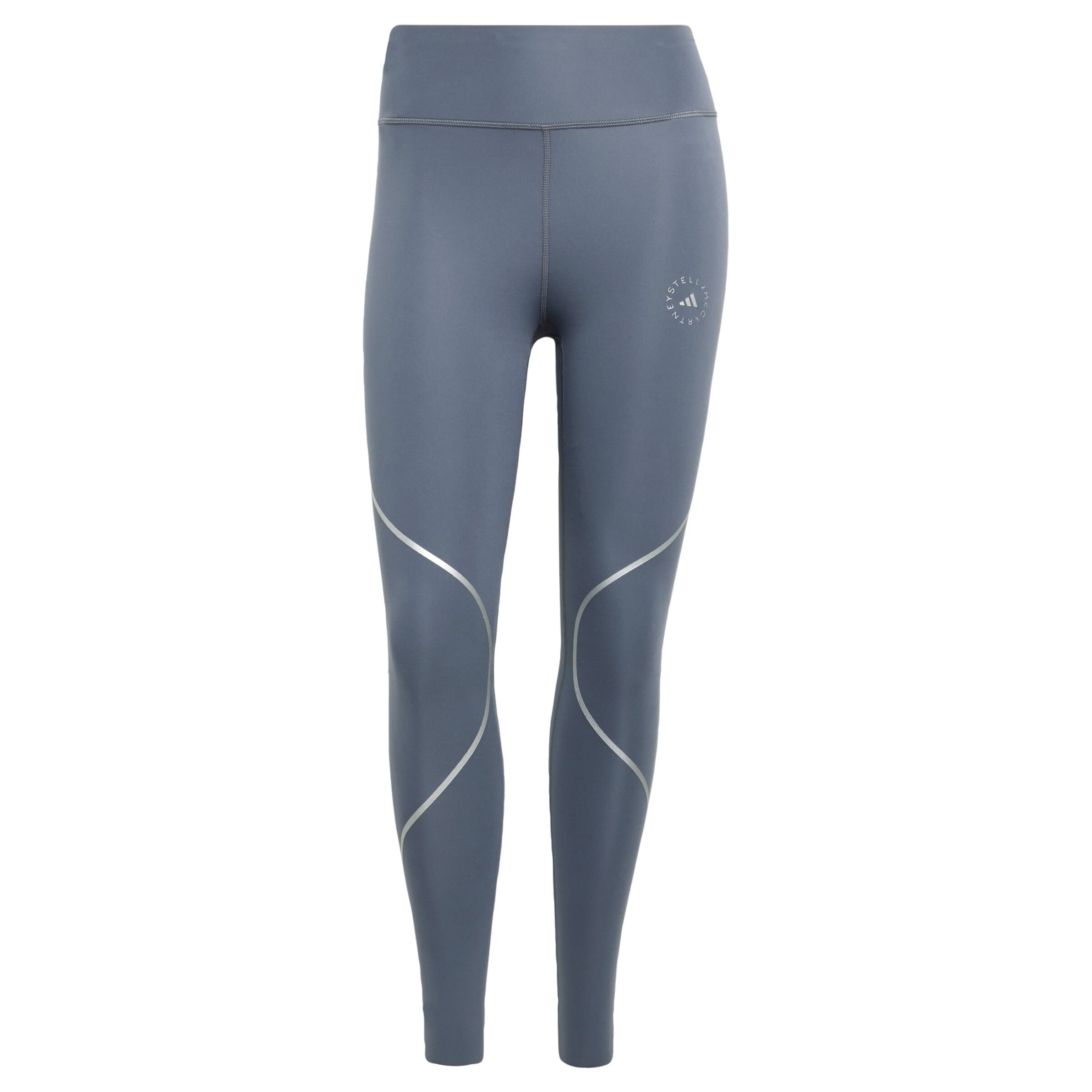 Skinny Pantalon de sport ADIDAS BY STELLA MCCARTNEY en gris : devant