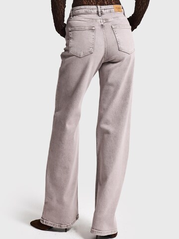 IT'S BASIC Regular Jeans 'Straight High Rise Jeans' in Beige